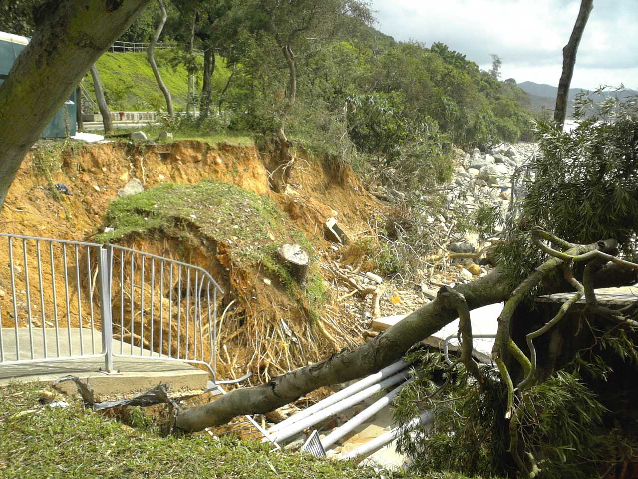 Typhoon Hagiput - South Lantau - Hong Kong 23 September 2008