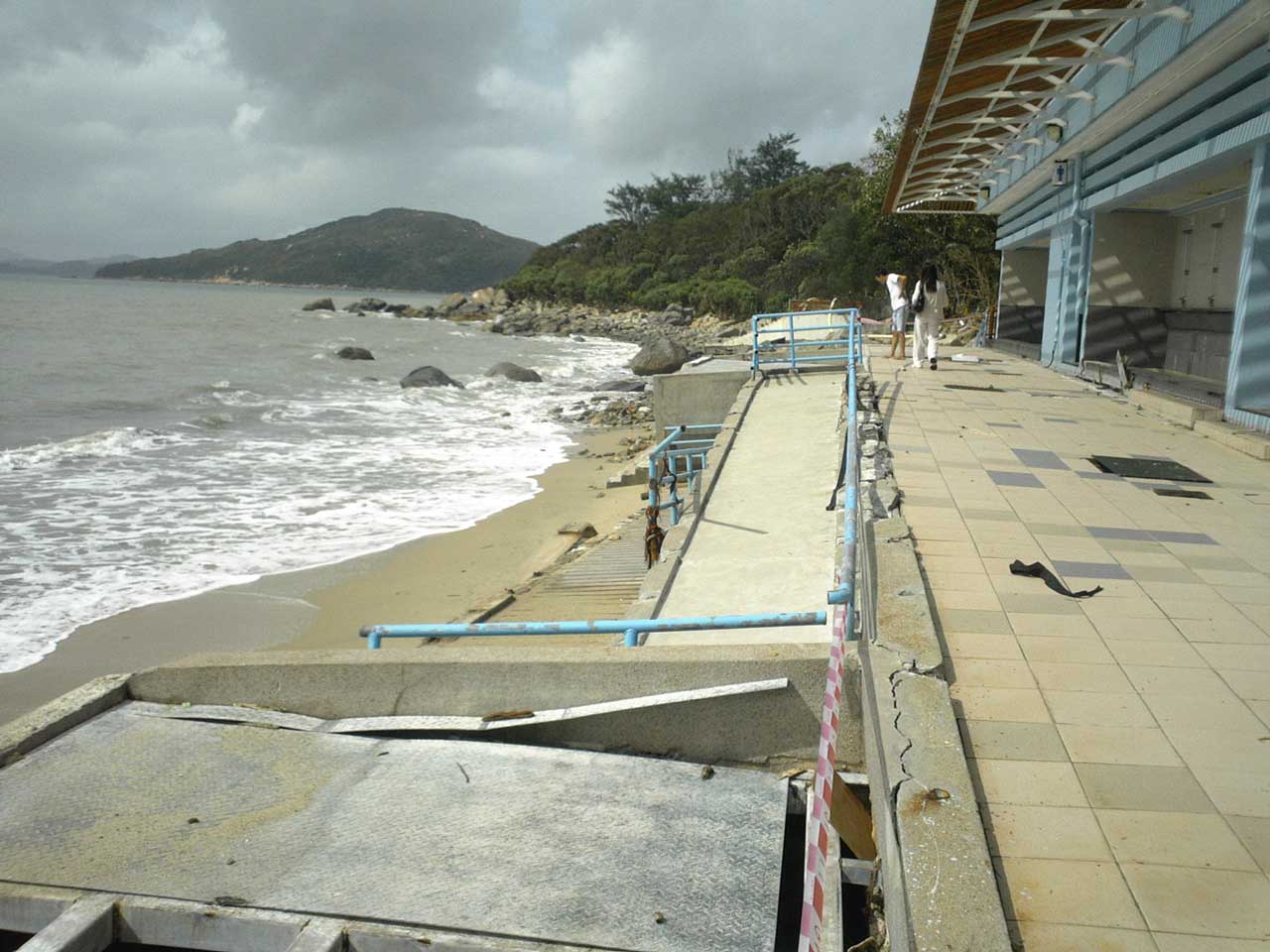 Typhoon Hagiput - South Lantau - Hong Kong 23 September 2008