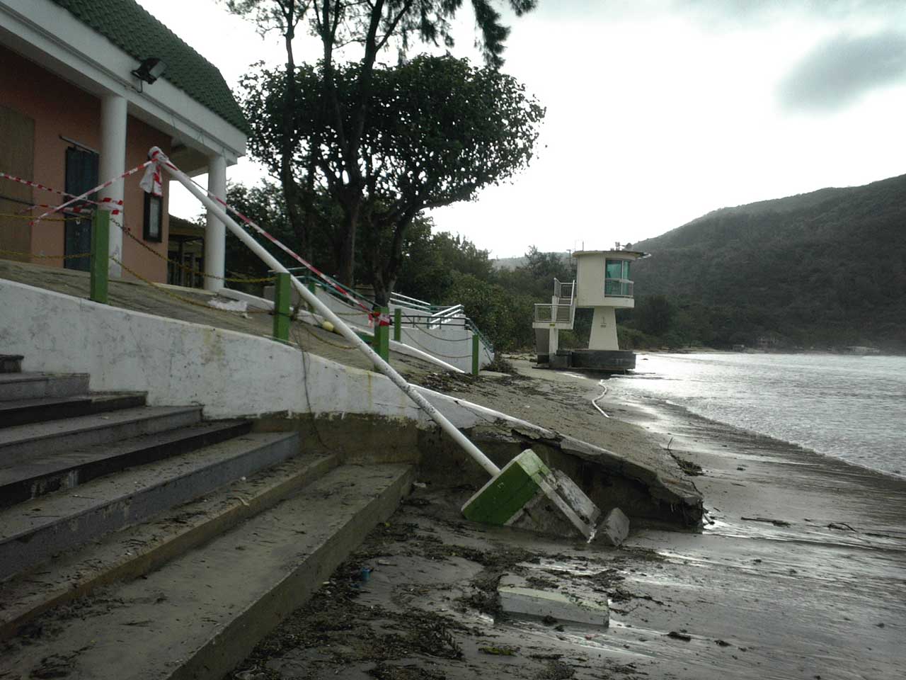 Typhoon Hagiput - South Lantau - Hong Kong 23 September 2008