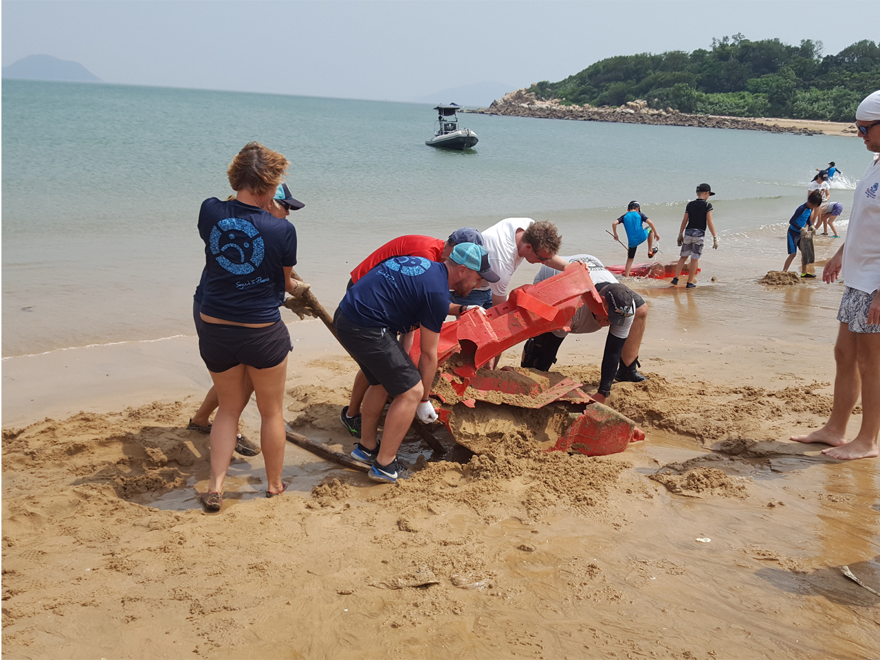 Fan Lau beach cleanup -- 8 September 2018