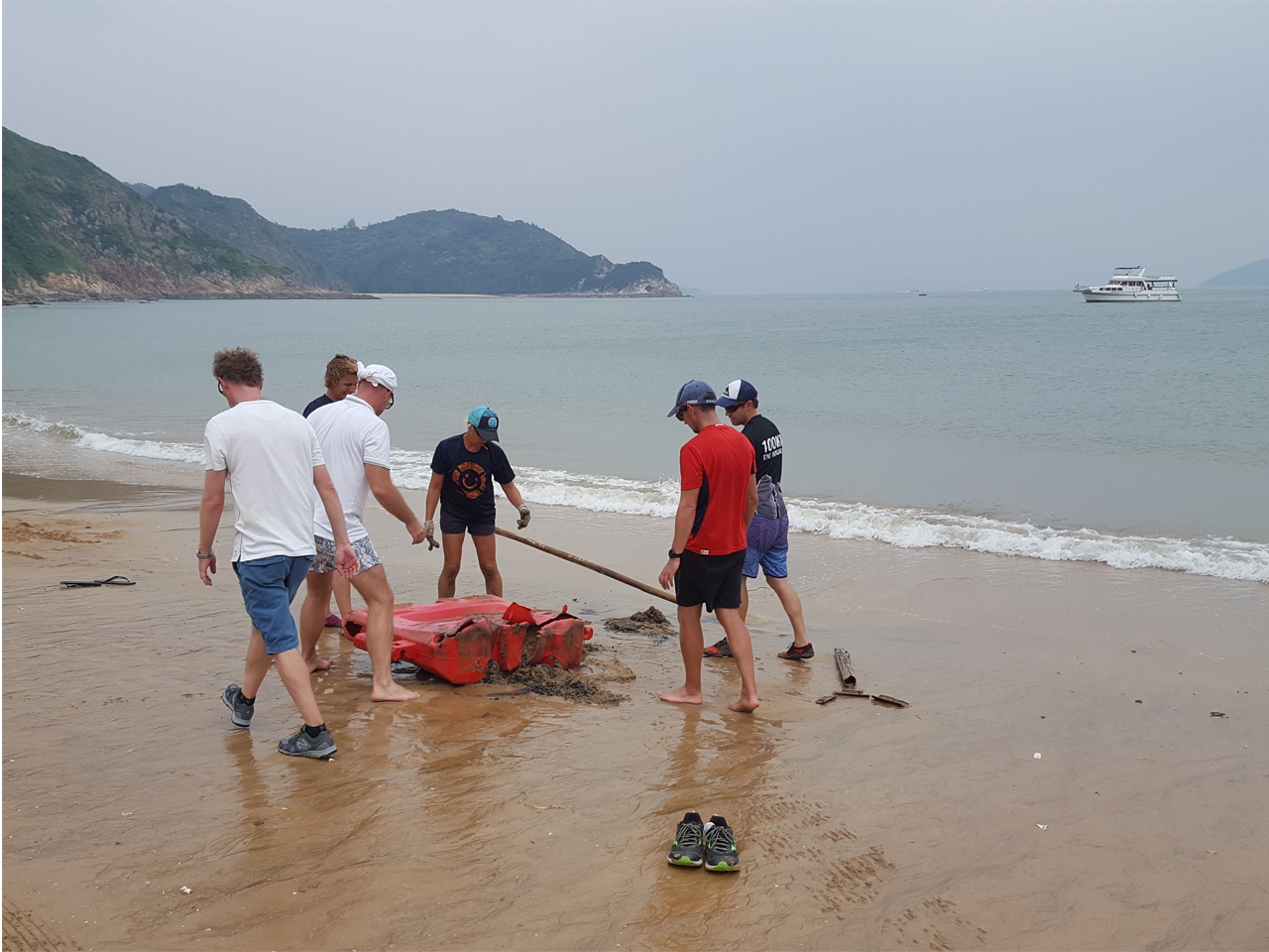 Fan Lau beach cleanup -- 8 September 2018