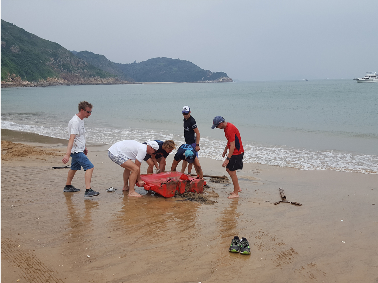 Fan Lau beach cleanup -- 8 September 2018