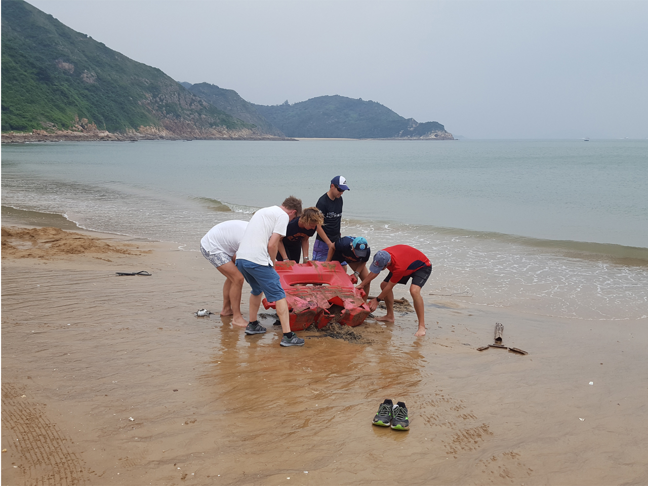 Fan Lau beach cleanup -- 8 September 2018