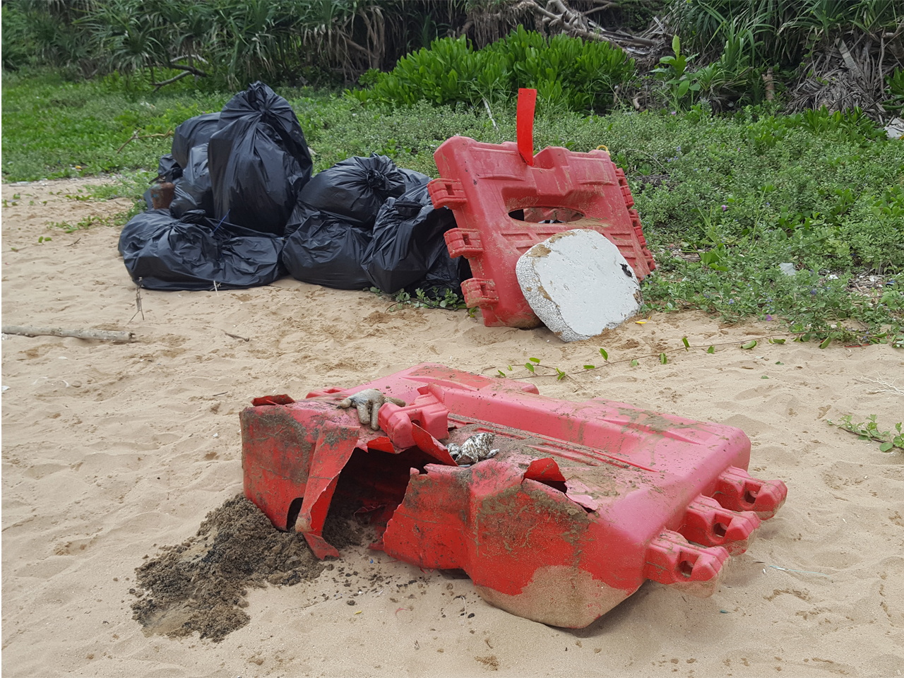 Fan Lau beach cleanup -- 8 September 2018