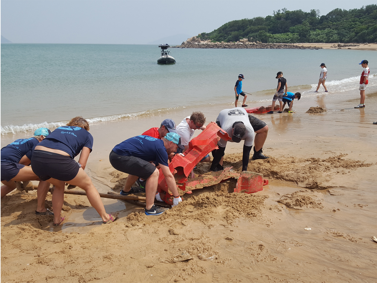 Fan Lau beach cleanup -- 8 September 2018