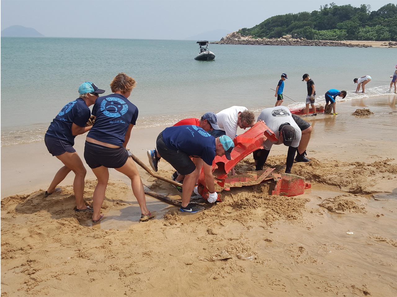 Fan Lau beach cleanup -- 8 September 2018