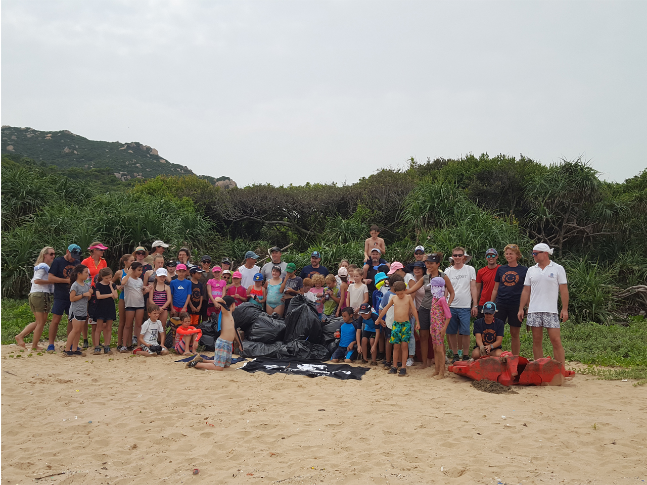 Fan Lau beach cleanup -- 8 September 2018