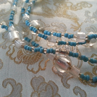 Blue Frost - Love Beads Handmade by Kinzie